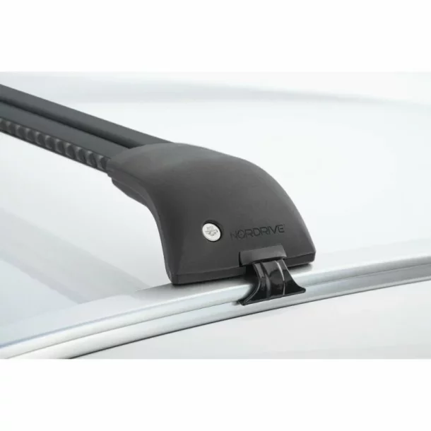 Silenzio CX Black, set complet de bare portbagaj din aluminiu - 99 cm + 94 cm - Origine RL - C410 - Cupra Terramar 2024-prezent - Sina incastrata la nivel