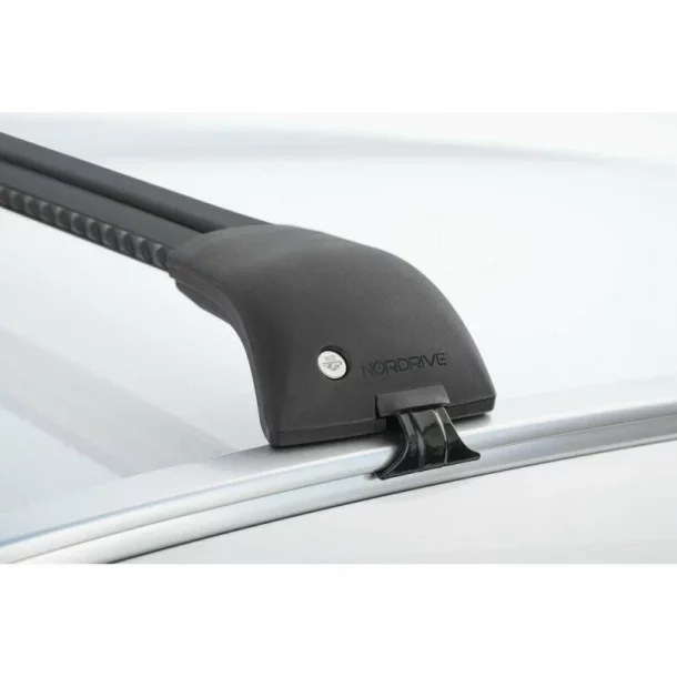 Silenzio CX Black, Complete Aluminum Roof Bars Set - 99 cm + 94 cm - Origine RL - C410 - Jeep Compass 2025-present - flush railing
