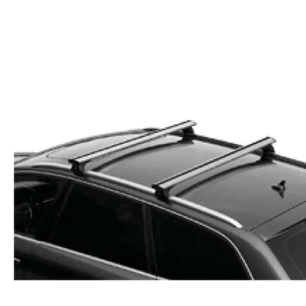 Silenzio, Complete Aluminum Roof Bar Set - M - Evos ST - C184 - Opel Astra K Sports Tourer 2016-2022 - Flush railing