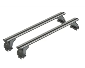 Silenzio, Complete Aluminum Roof Bar Set - L - Evos ST - C025 - BMW 5 Series (E60) 2003-2009 - Standard roof - Compatible with sunroof
