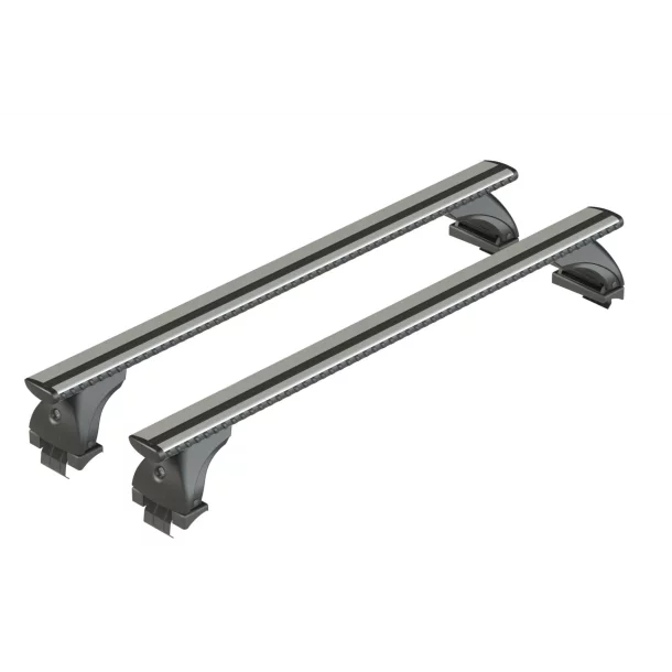 Silenzio, Complete Aluminum Roof Bar Set - L - Evos ST - C040 - Toyota Avensis 4p 2003-2009 - Standard roof