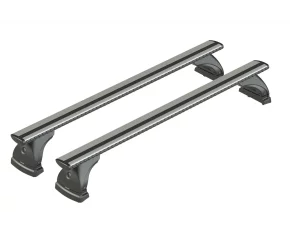 Silenzio, Complete Aluminum Roof Bar Set - S - Evos ST - C112 - BMW 3 Series Coupe (E92) 2006-2013 - Fixed Points Roof