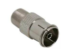 F / TV coax adaptor