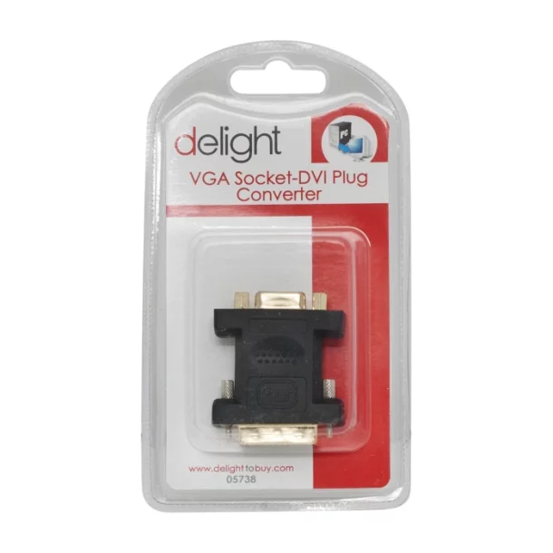 Adaptoare VGA / DVIsoclu VGA–fisa DVIplacat cu aur