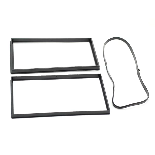 Adaptor 2 DIN VW TOURAN  2. GENERATION  (glossy black) 2015-