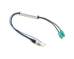 Adaptor antenă	 2x FAKRA(Z) - Phantom Power Supply (activ) -> DIN(tată) AUDI - SEAT - SKODA - VW 2002 BMW 2001+