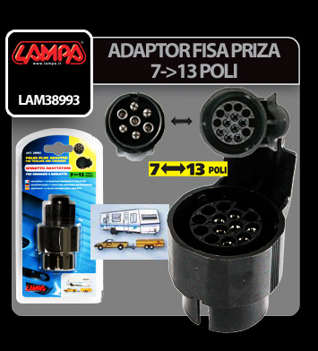 Lampa 7-13 Poles adapter for trailer thumb