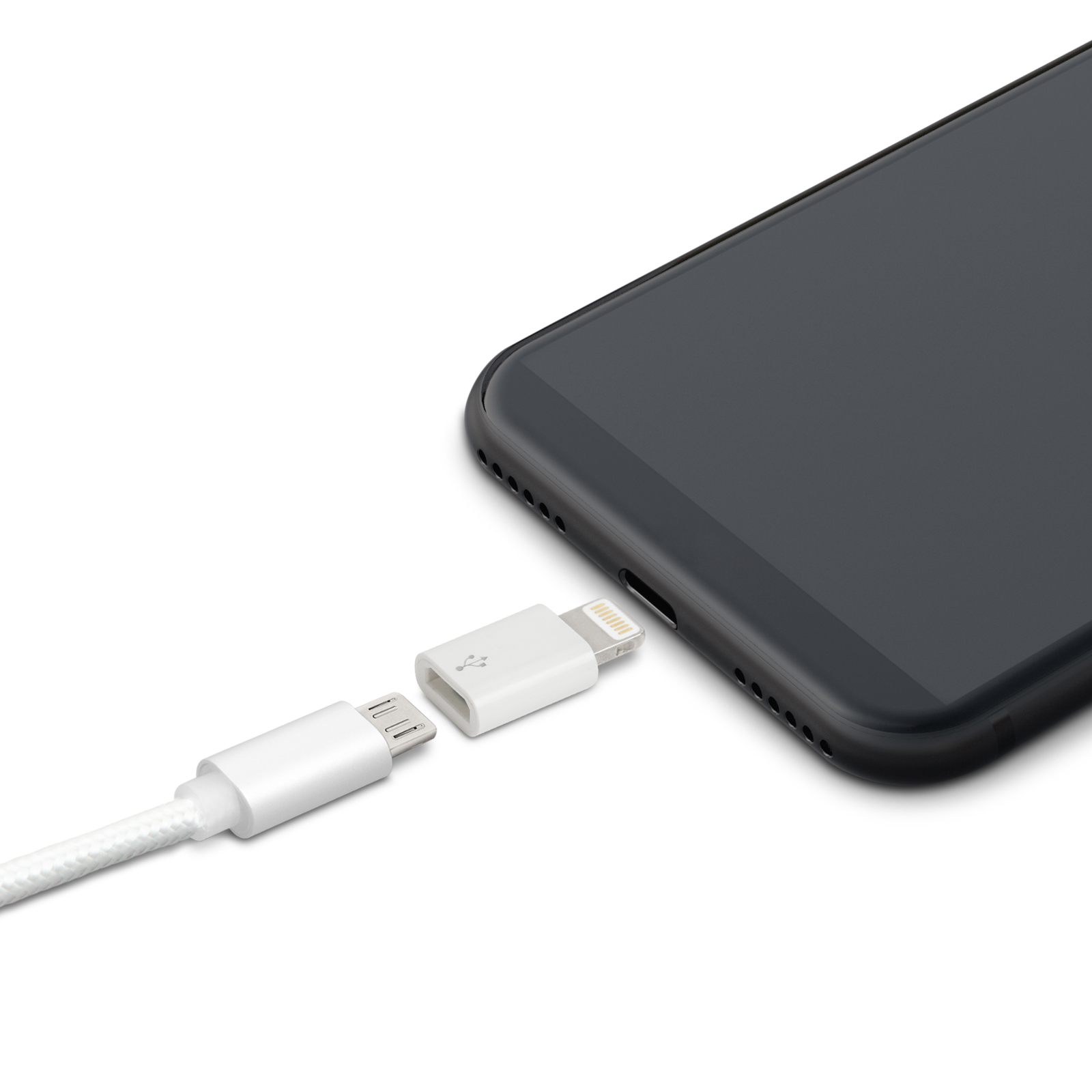 Adapter - iPhone Lightning - MicroUSB thumb