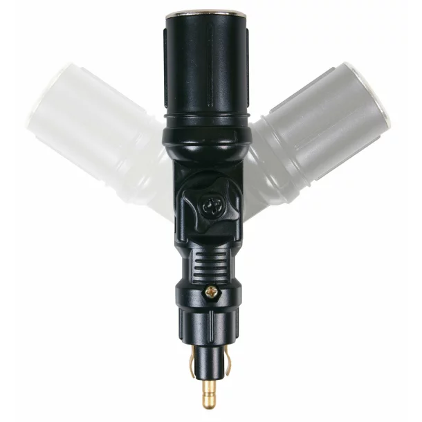 Adapter socket, 120° swivel joint 12/24V