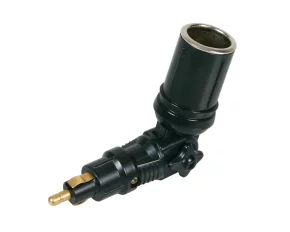 Adapter socket, 120° swivel joint 12/24V