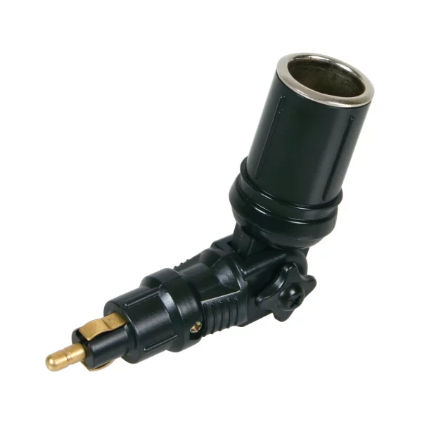 Adapter socket, 120° swivel joint 12/24V