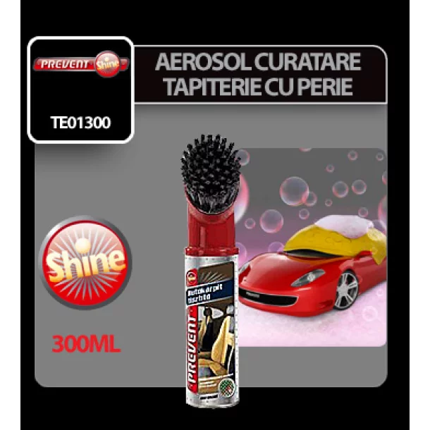 Aerosol pentru curatat tapiteria cu perie Prevent 300ml