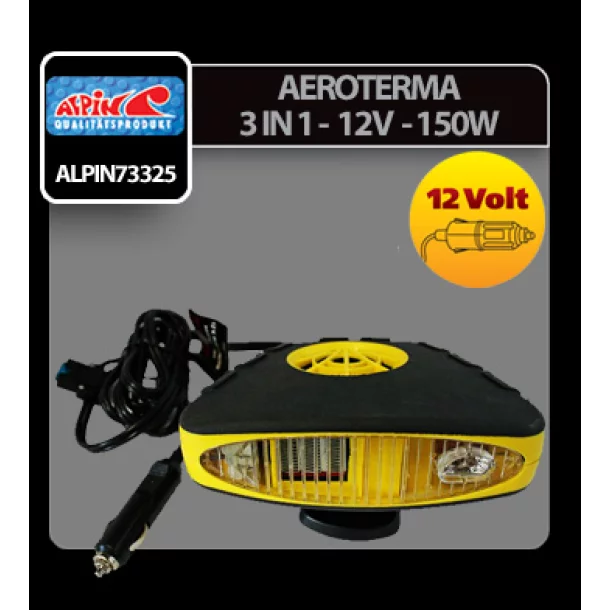 Aeroterma 3 in 1 incalzire dezaburire 12V 150W