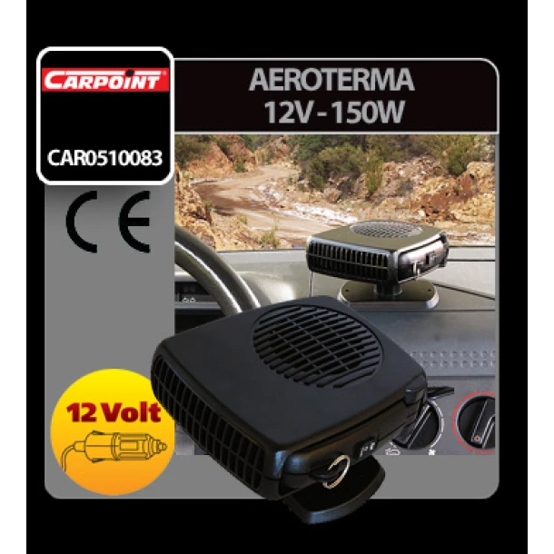 Fan with heater/defroster 12V 150W