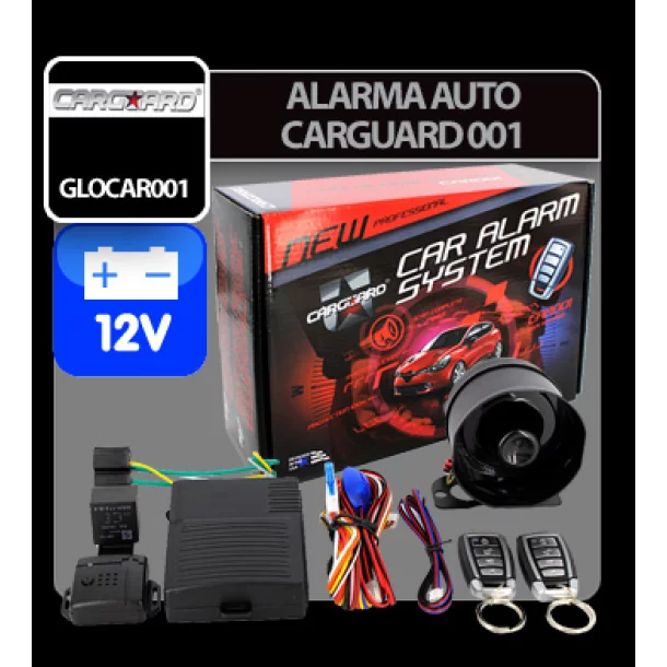 Alarma auto Carguard 001 - 12V