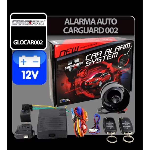 Alarma auto Carguard 002 - 12V