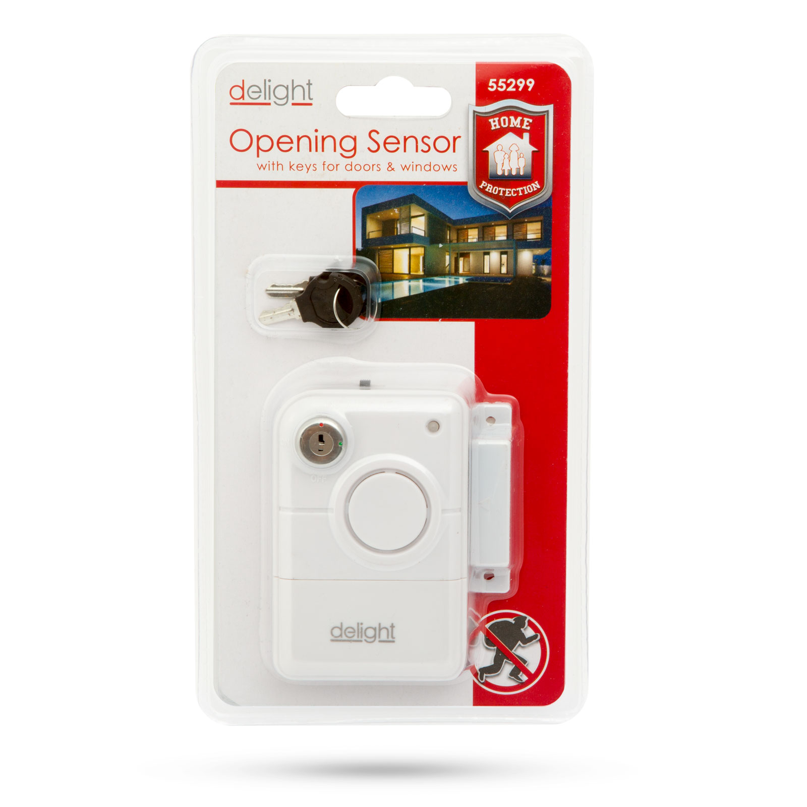 Opening sensor with keys thumb