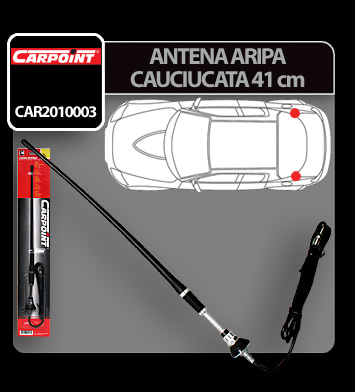 Antena aripa cauciucata Carpoint - 41cm thumb