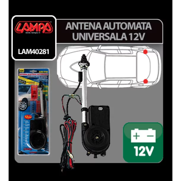 Antena automata universala Lampa 12V