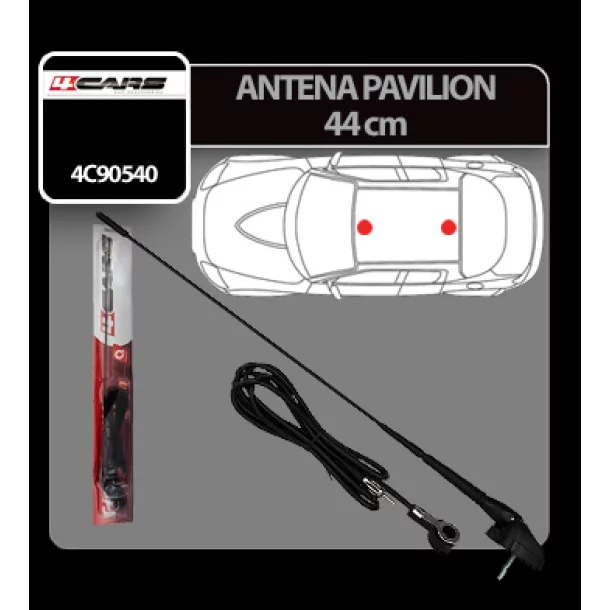 4Cars Roof mount antenna - 44 cm