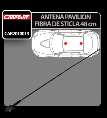 Antena pavilion fibra de sticla Carpoint - 48cm thumb