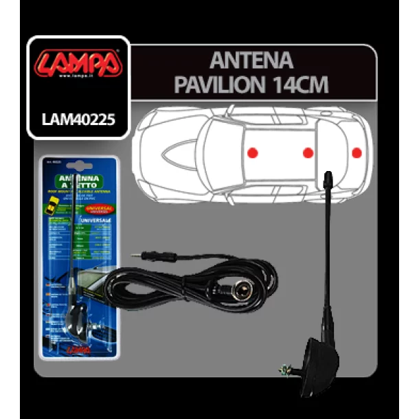 Antena pavilion Lampa - 14cm