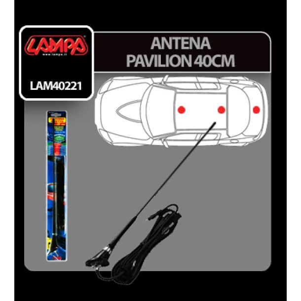 Lampa roof mount antenna - 40 cm