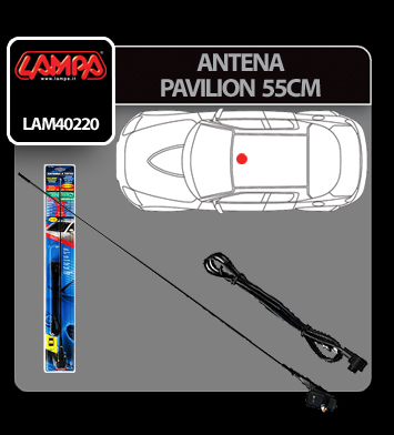 Lampa roof mount antenna - 55 cm thumb