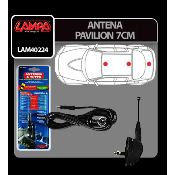 Antena pavilion Lampa - 7cm