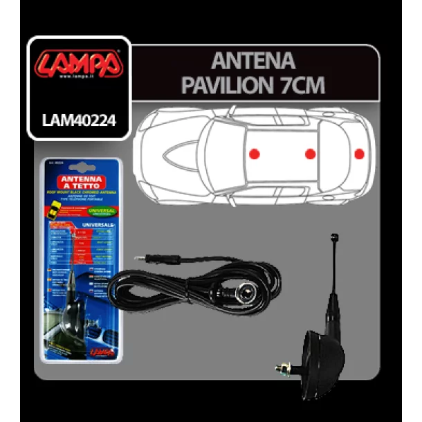 Roof mount antenna - 7 cm