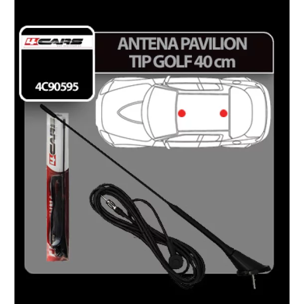 Antena pavilion tip Golf 4Cars - 40cm