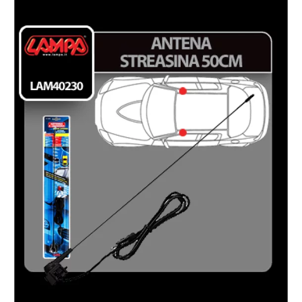 Lampa ereszcsatorna antenna - 50 cm