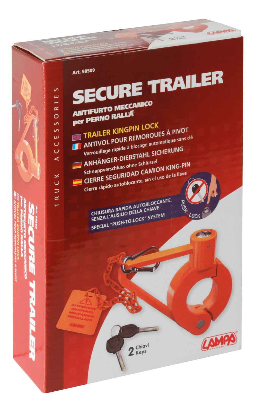 Secure Trailer, trailer kingpin lock thumb