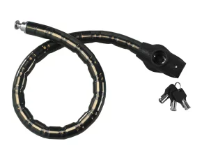 Antifurt cablu din otel calit acoperit cu plastic Boa Ø24mm - 80cm