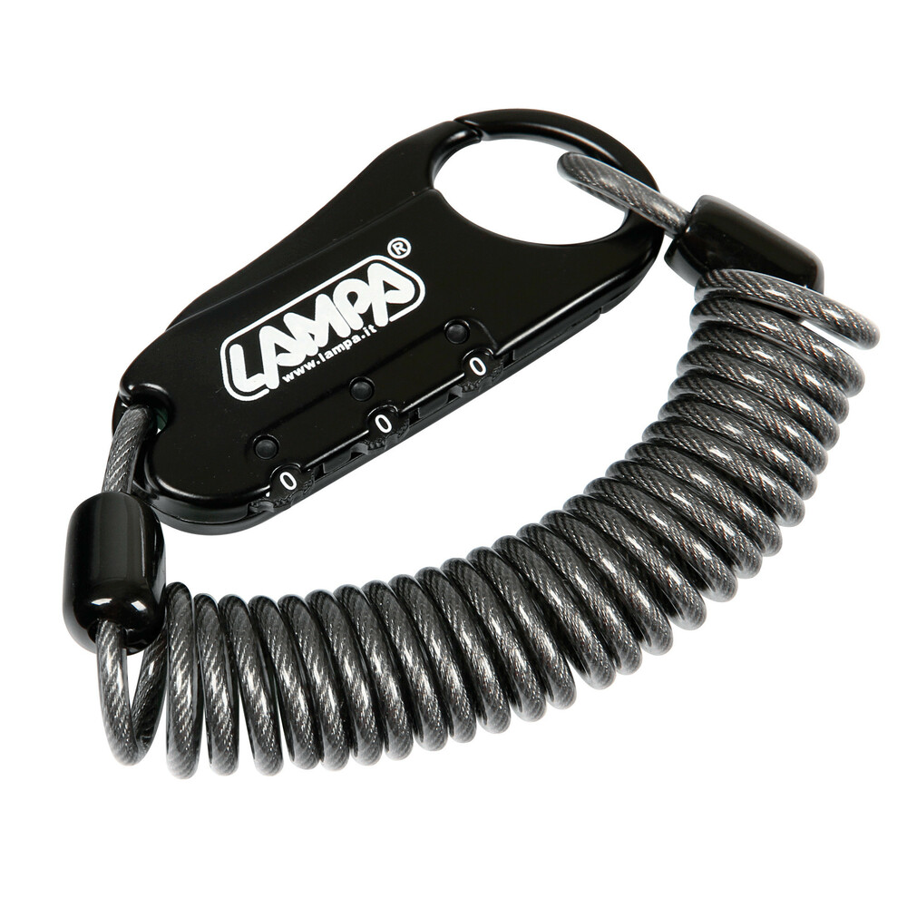 Raptor, combination lock with coil cable - 150cm thumb