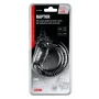 Raptor, combination lock with coil cable - 150cm