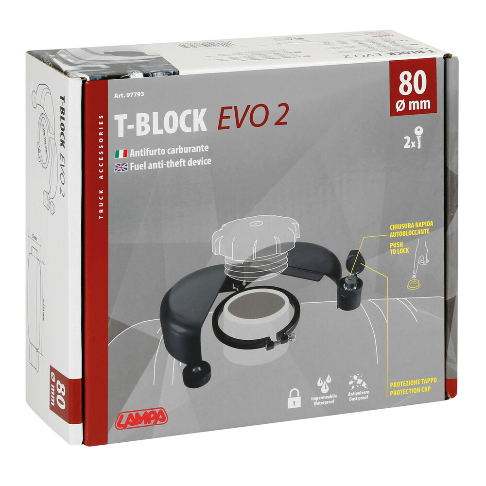 T-Block Evo 2 Üzemanyag lopásgátló kamionoknak - Ø 80 mm thumb