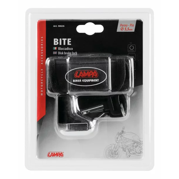 Antifurt motocicleta cu blocare disc de frana Bite - Bolt Ø5,5mm