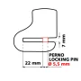 Antifurt motocicleta cu blocare disc de frana Bite - Bolt Ø5,5mm