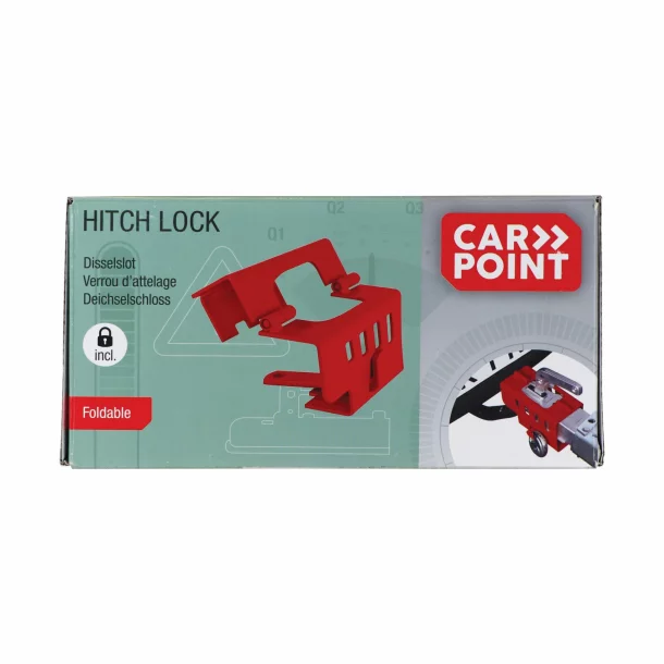 Carpoint Hitch Lock foldable with padlock