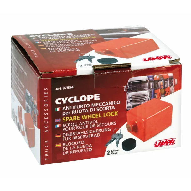 Cyclope, spare wheel lock