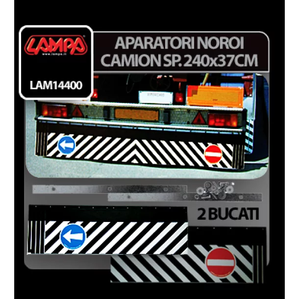 Aparatori noroi camion 240x37cm 2buc