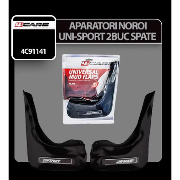 Pair of universal mud guards - Rear