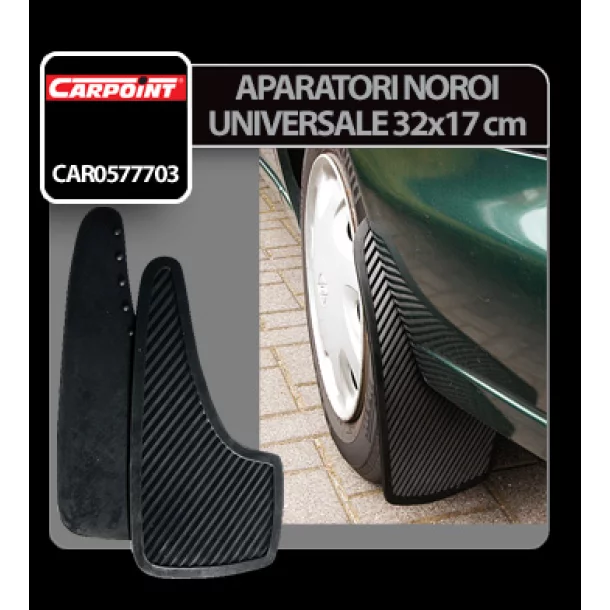 Pair of universal Carpoint mudflaps cm 32x17