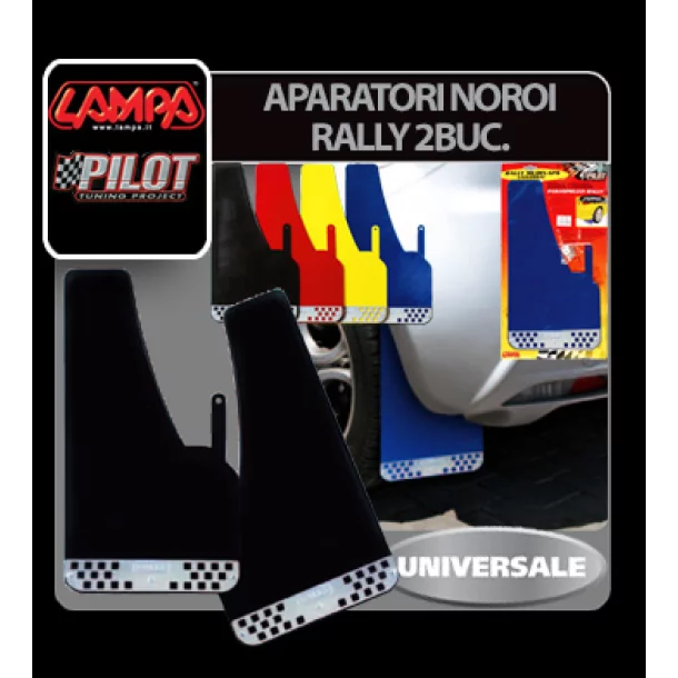 Rally universal mudflaps front / rear - Black