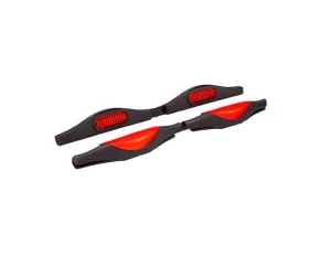 4Cars Door guard feflectors - 2pcs - Red