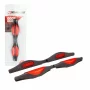 4Cars Door guard feflectors - 2pcs - Red