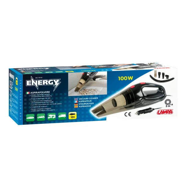 Energy, vacuum cleaner - 12V - 100W