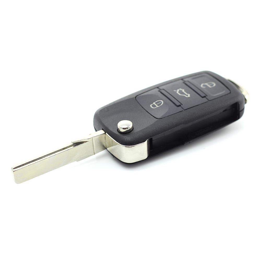 Audi A8 - Carcasă cheie tip briceag cu 3 butoane, fără buton de panică - CARGUARD thumb
