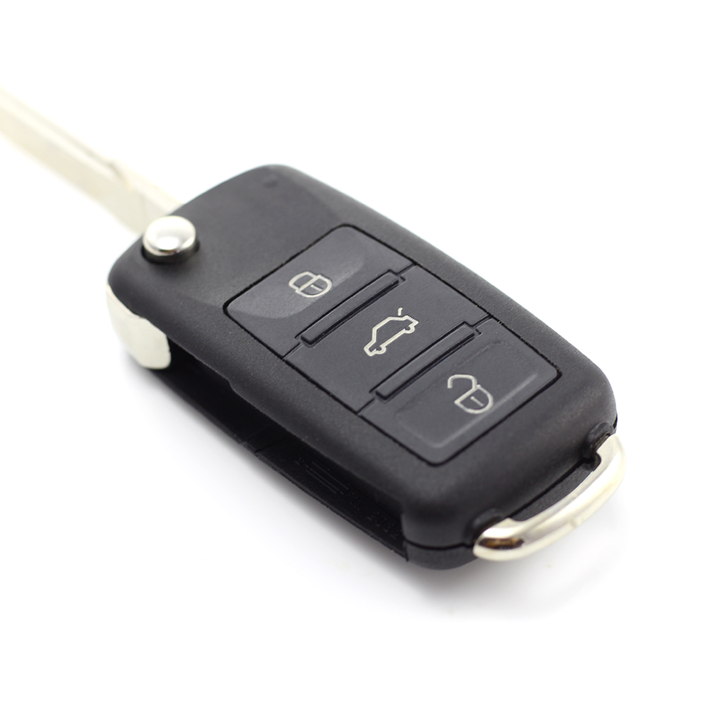Audi A8 - Carcasă cheie tip briceag cu 3 butoane, fără buton de panică - CARGUARD thumb